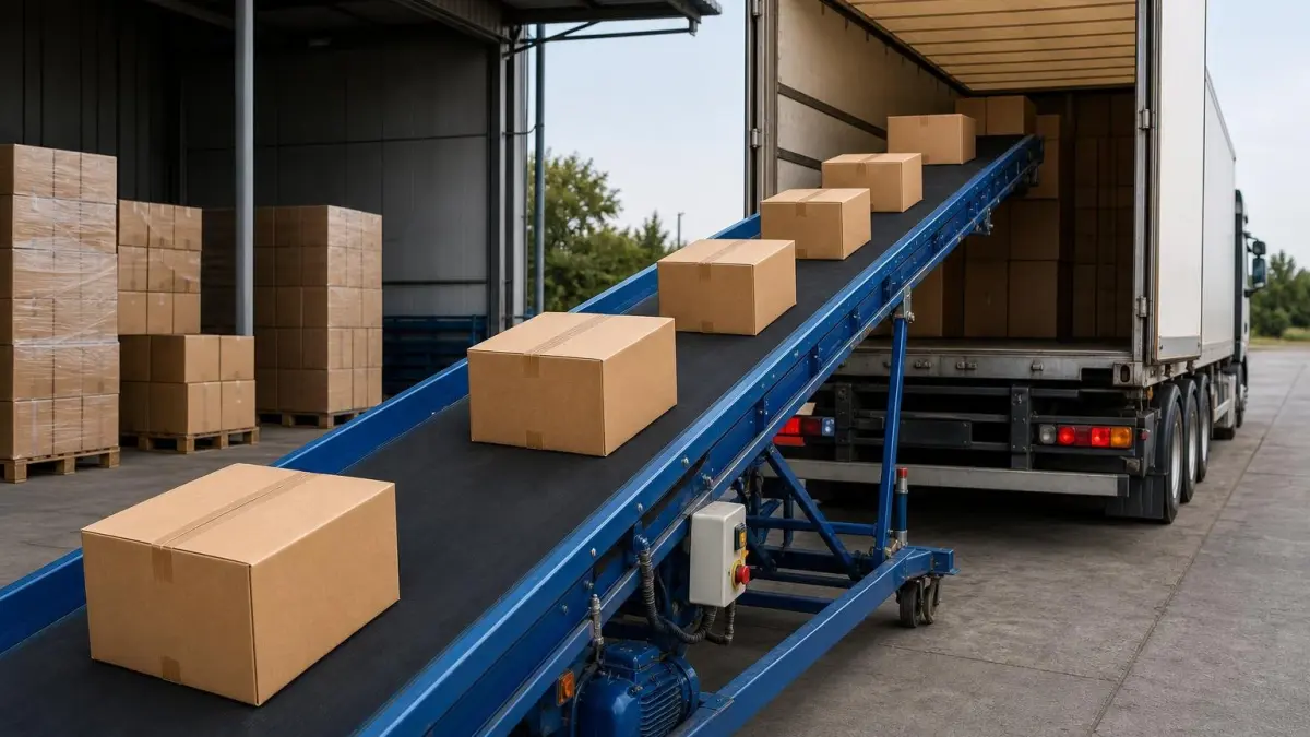 کاربرد مناسب نوار نقاله بارگیری کارتن چیست؟